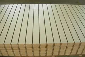 Slotted MDF